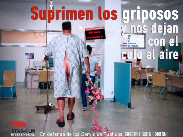 Suprimen los GRIPOSOS, y nos dejan con el culo al aire Suprimen los GRIPOSOS, y nos dejan con el culo al aire