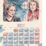 🟣 CALENDARIO MUJER 2025 | Enero. Mujeres en el Teatro, PIONERAS