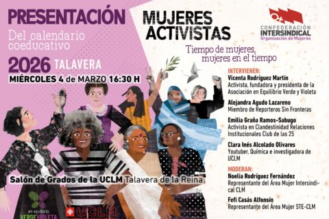 🟣 CALENDARIO MUJER 2026 | ‘Mujeres Activistas’ (Presentación Talavera)