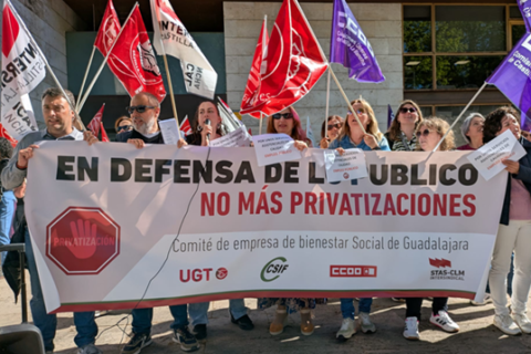 ✊ CONCENTRACIÓN | En defensa de lo público, no más privatizaciones