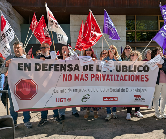 ✊ CONCENTRACIÓN | En defensa de lo público, no más privatizaciones