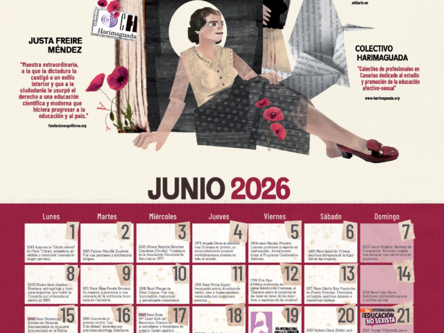 🟣 CALENDARIO MUJER 2026 | Junio. Activistas, la Educación