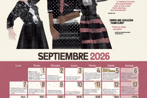 🟣 CALENDARIO MUJER 2026 | Septiembre. SUFRAGISTAS y DERECHOS CIVILES