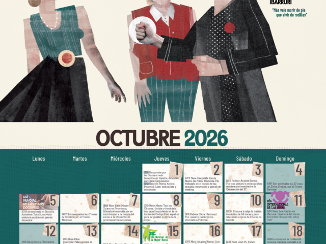 🟣 CALENDARIO MUJER 2026 | Octubre. POLÍTICAS y DERECHOS LABORALES